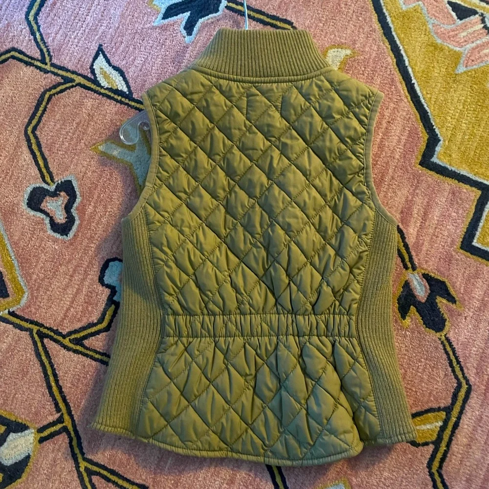 RALPH LAUREN Kids M 8-10 Green Quilted Insulated Full Zip Vest Jacket